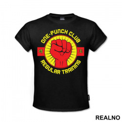 Club - Regular Training - One Punch Man - Majica Club - Regular Training - One Punch Man - Majica
