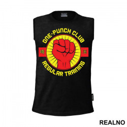 Club - Regular Training - One Punch Man - Majica Club - Regular Training - One Punch Man - Majica