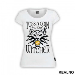 Toss A Coin To Your Witcher - Wolf Head - The Witcher - Majica