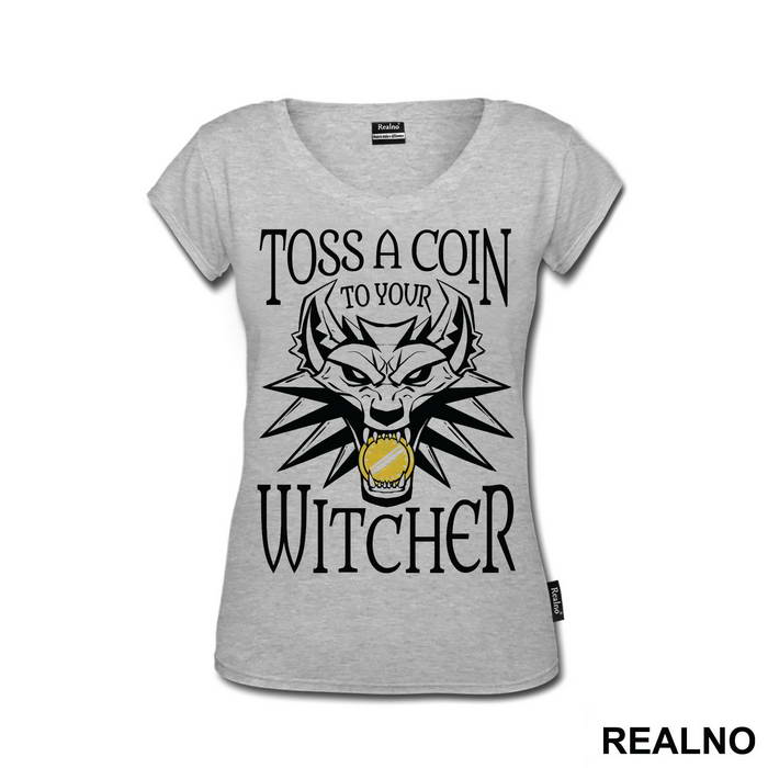 Toss A Coin To Your Witcher - Wolf Head - The Witcher - Majica