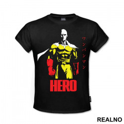 Hero Saitama In The Shadow - One Punch Man - Majica Hero Saitama In The Shadow - One Punch Man - Majica
