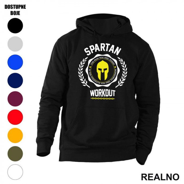 Spartan Workout - Trening - Duks sa džepovima Spartan Workout - Trening - Duks sa džepovima