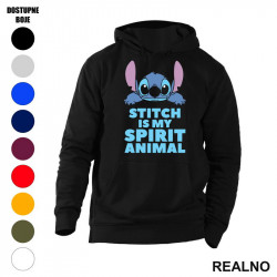 Stitch Is My Spiritual Animal - Crtani Filmovi - Duks sa džepovima