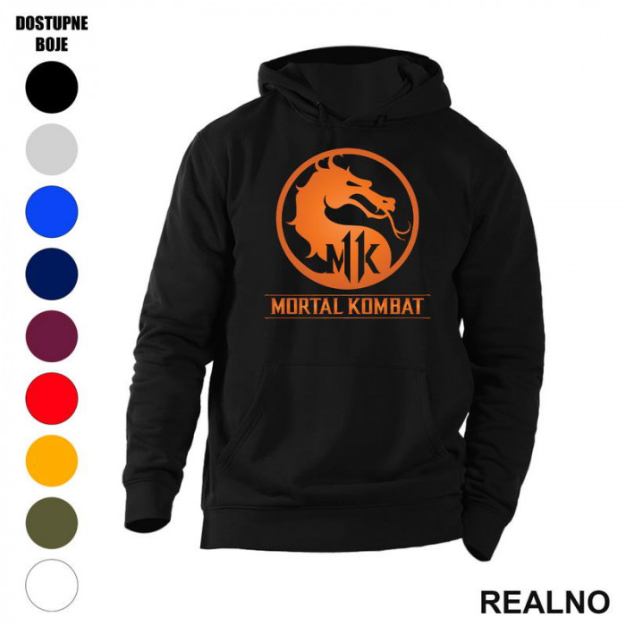 Orange Logo - Mortal Kombat - Duks sa džepovima Orange Logo - Mortal Kombat - Duks sa džepovima