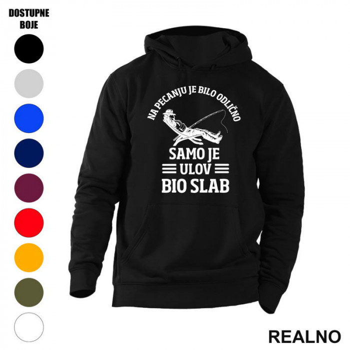 Bilo Je Odlično - Pecanje - Fishing - Duks sa džepovima