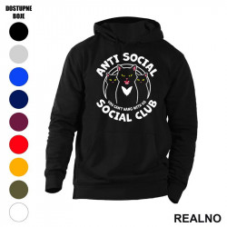 Anti Social Social Club - Mačke - Cat - Duks sa džepovima