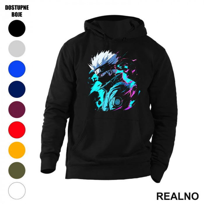 Kakashi Neon - Naruto - Duks sa džepovima
