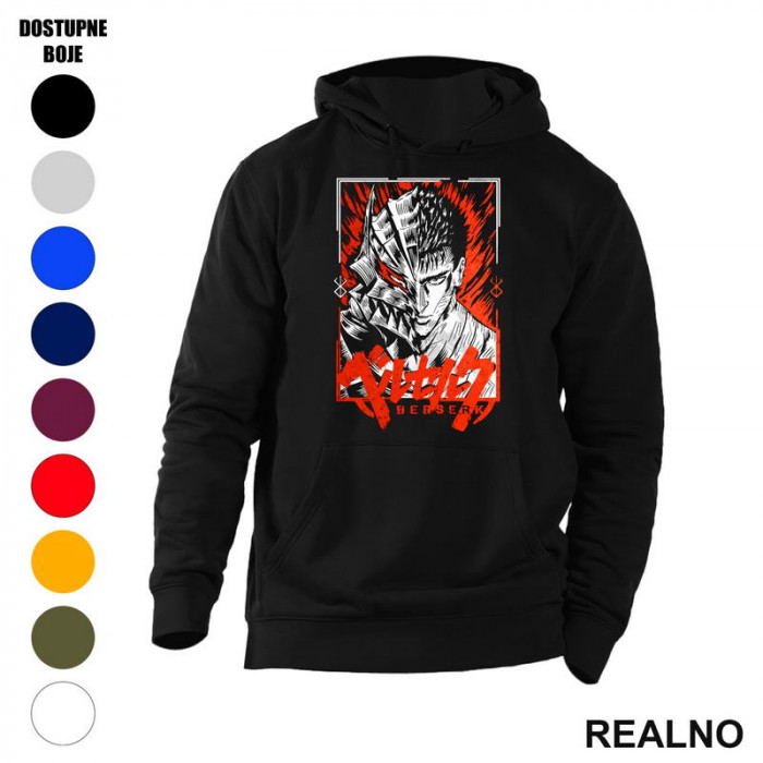 Half Face - Berserk - Duks sa džepovima