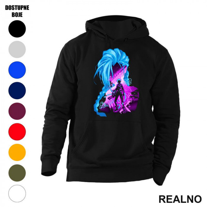 Inside Her Head - Jinx - League of Legends - LOL - Arcane - Duks sa džepovima Inside Her Head - Jinx - League of Legends - LOL - Arcane - Duks sa džepovima