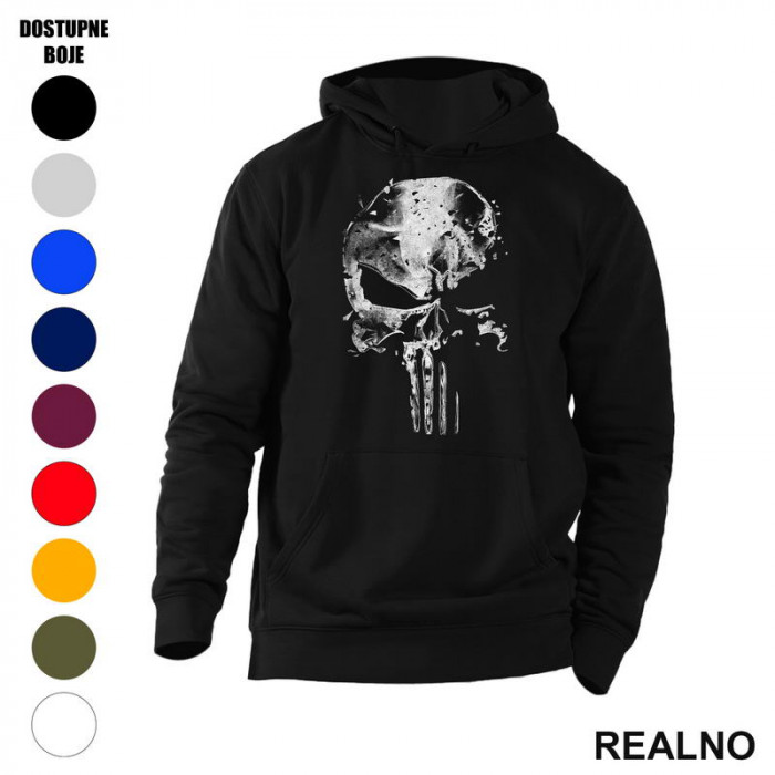 Broken Skull Logo - Punisher - Duks sa džepovima