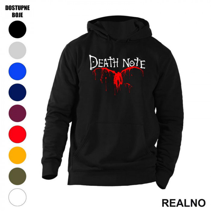Black And Red - Death Note - Duks sa džepovima Black And Red - Death Note - Duks sa džepovima