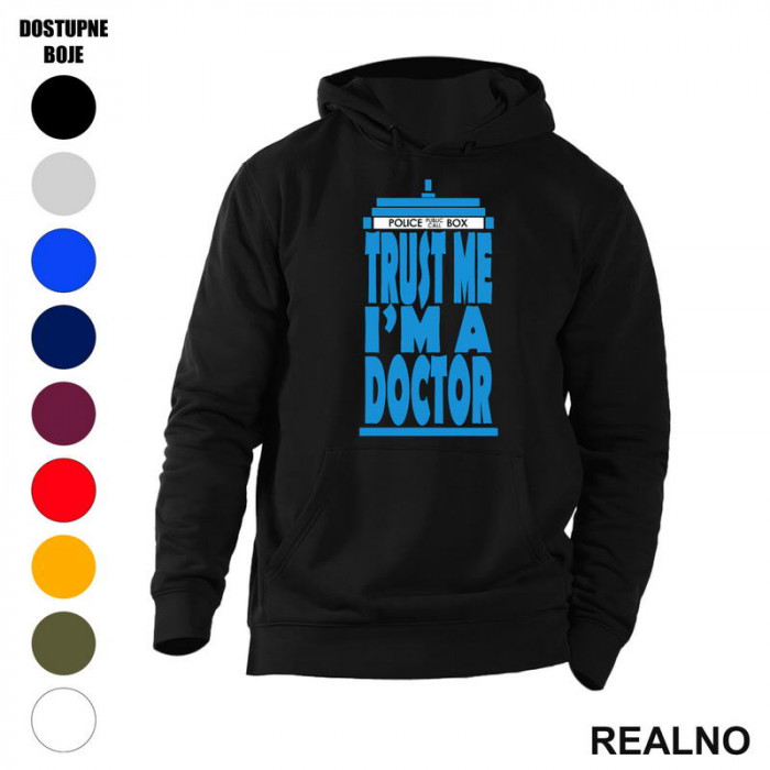 Trust Me I'm A Doctor - Doctor Who - DW - Duks sa džepovima Trust Me I'm A Doctor - Doctor Who - DW - Duks sa džepovima