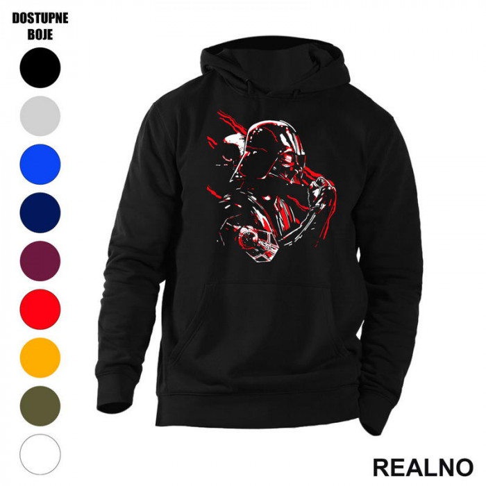 Darth Vader Rage - Star Wars - Duks sa džepovima Darth Vader Rage - Star Wars - Duks sa džepovima