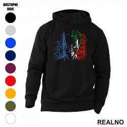 The Good And Evil - Joker - Batman - Duks sa džepovima The Good And Evil - Joker - Batman - Duks sa džepovima