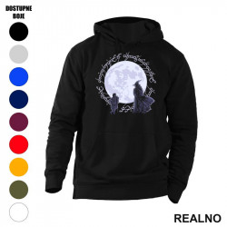 Bilbo Baggins And Gandalf Infront Of The Moon - Lord Of The Rings - LOTR - Duks sa džepovima Bilbo Baggins And Gandalf Infront Of The Moon - Lord Of The Rings - LOTR - Duks sa džepovima