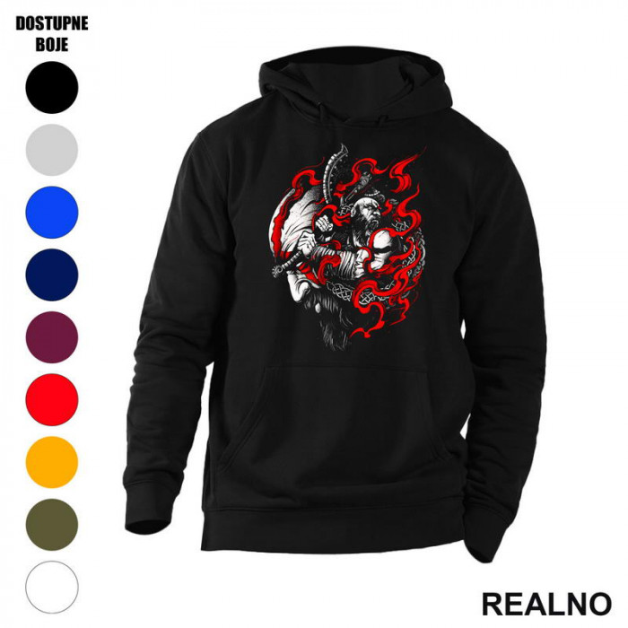 Red Smoke - Kratos - God Of War - Duks sa džepovima