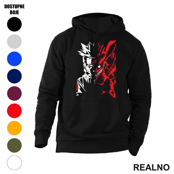 Half 9 Tails - Naruto - Duks sa džepovima