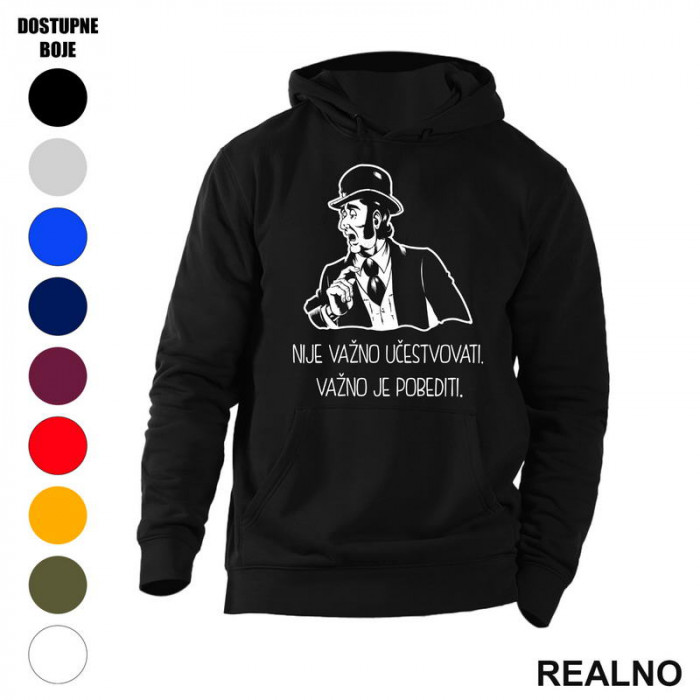 Nije važno učestvovati. Važno je pobediti. - Sir Oliver - Alan Ford - Duks sa džepovima