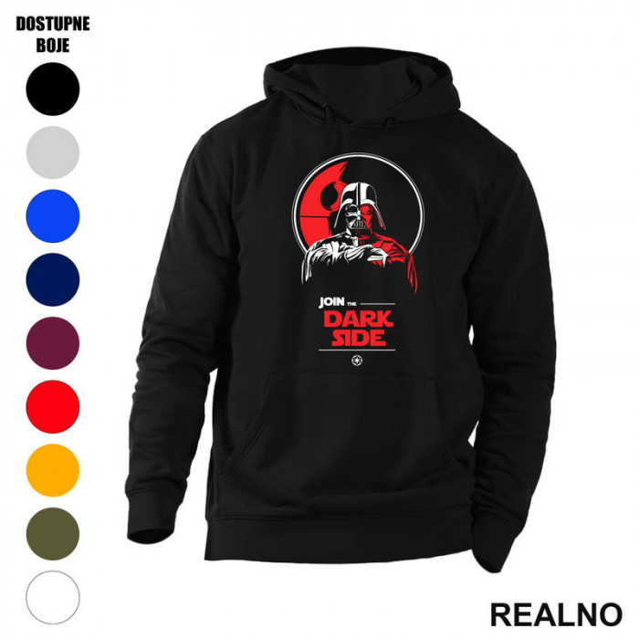 Join The Dark Side Darth Vader Red Light - Star Wars - Duks sa džepovima Join The Dark Side Darth Vader Red Light - Star Wars - Duks sa džepovima