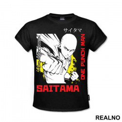 Saitama Yellow Splash - One Punch Man - Majica Saitama Yellow Splash - One Punch Man - Majica
