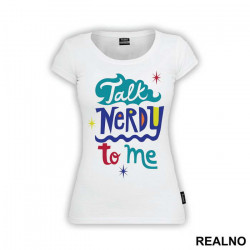 OUTLET - Bela ženska majica veličine M - Geek OUTLET - Bela ženska majica veličine M - Geek