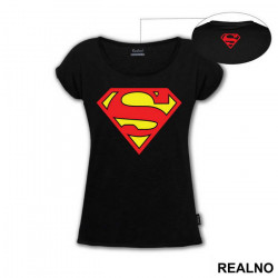 Logo - Plain Red And Yellow - Superman - Majica