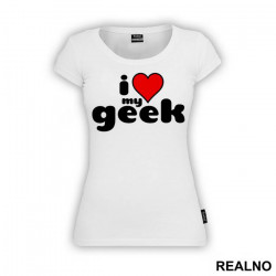 I Love - Geek - Majica