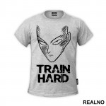 Train Hard Saitama Head - One Punch Man - Majica