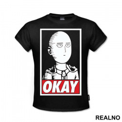 Okay - One Punch Man - Majica Okay - One Punch Man - Majica