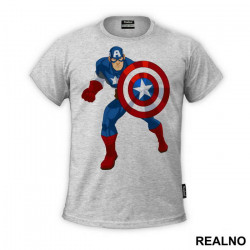 Waiting - Captain America - Avengers - Majica Waiting - Captain America - Avengers - Majica