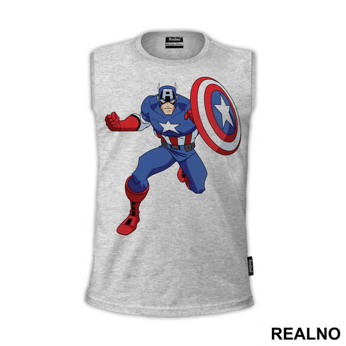 Comic - Captain America - Avengers - Majica