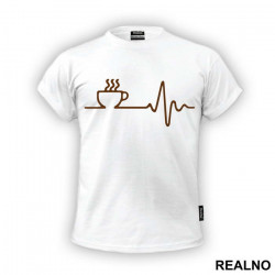 Coffee Makes Me Alive - Kafa - Majica