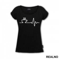 Coffee Makes Me Alive - Kafa - Majica