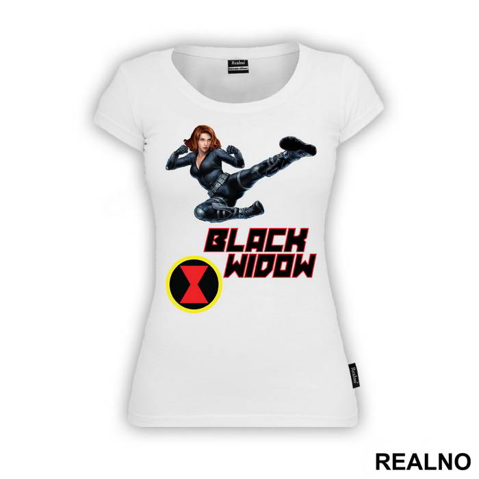 Logo - Black Widow - Avengers - Majica