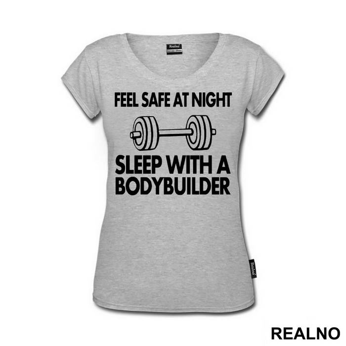 Feel Safe At Night Sleep With A Bodybuilder - Trening - Majica
