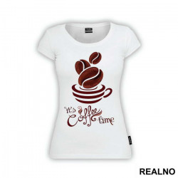 It's Coffee Time With Beans - Kafa - Majica