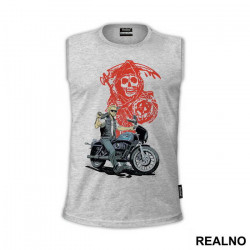 Jackson 'Jax' Teller And Red Logo - Sons Of Anarchy - SOA - Majica