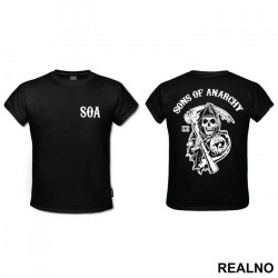 Logo - Sons Of Anarchy - SOA - Majica