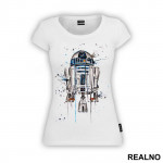 R2D2 Watercolor Spill - Star Wars - Majica
