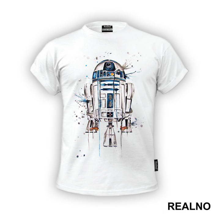 R2D2 Watercolor Spill - Star Wars - Majica