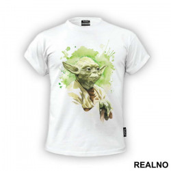 Yoda Watercolor - Star Wars - Majica