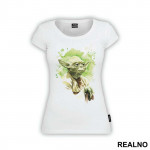 Yoda Watercolor - Star Wars - Majica