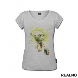 Yoda Watercolor - Star Wars - Majica