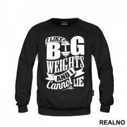 I Like Big Weights And I Can Not Lie - Trening - Duks I Like Big Weights And I Can Not Lie - Trening - Duks