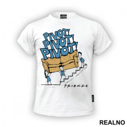 Pivot Pivot Pivot Couch - Friends - Prijatelji - Majica