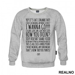 Yep It's Fat I Drank Fat - Friends - Prijatelji - Duks