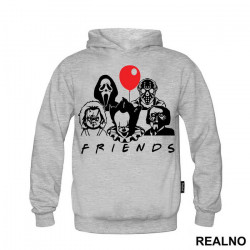 Monster - Billy The Puppet - Pennywise - Jason Voorhees - Chucky - Ghostface - Friends - Horror - Duks