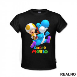 Pečurkica jaše dinosaurusa - Super Mario - Majica