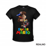 Donki Kong vozi karting - Super Mario - Majica