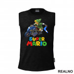 Link vozi karting - Zelda - Super Mario - Majica